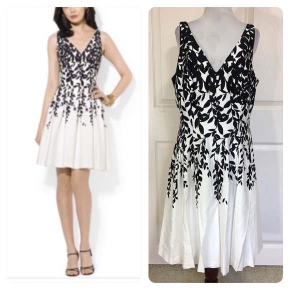 Ralph Lauren Dresses Lauren By Vneck Floralprint Dress Poshmark